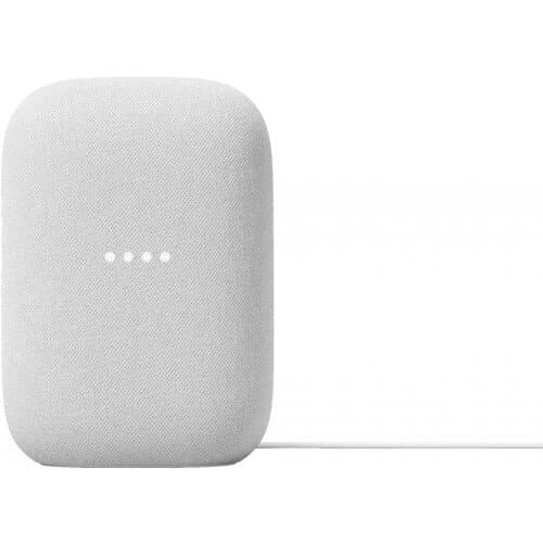 Google Nest Audio Smart Speaker GA01420-US Chalk, Premium Sound with Google Assistant, Smart Home Control, Bluetooth & Wi-Fi Speaker for Home Entertainment