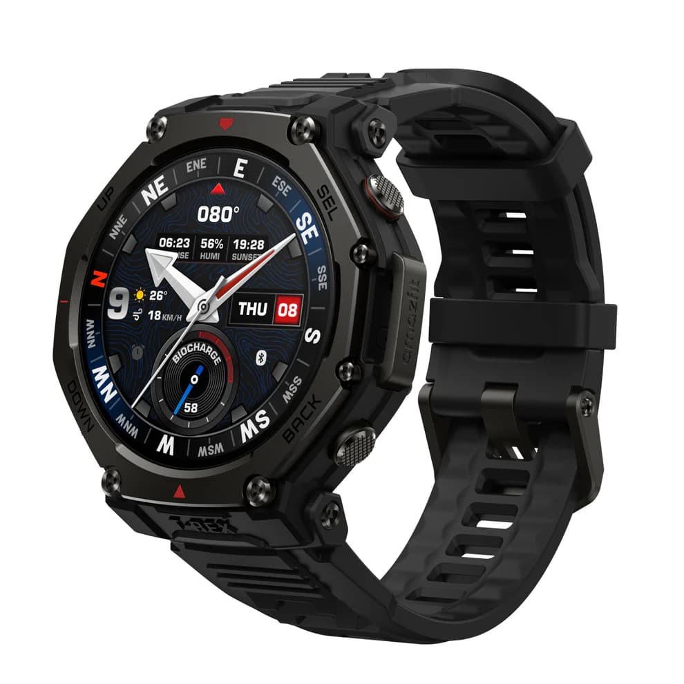 Amazfit T-Rex 3 Pro Smart Watch 44mm & 48mm (Tactical Black, Black Gold, Arctic Gold), Military-Grade Rugged GPS Smartwatch with AMOLED Display, Dual-Band GPS, Bluetooth Calling & Advanced Fitness Tracking