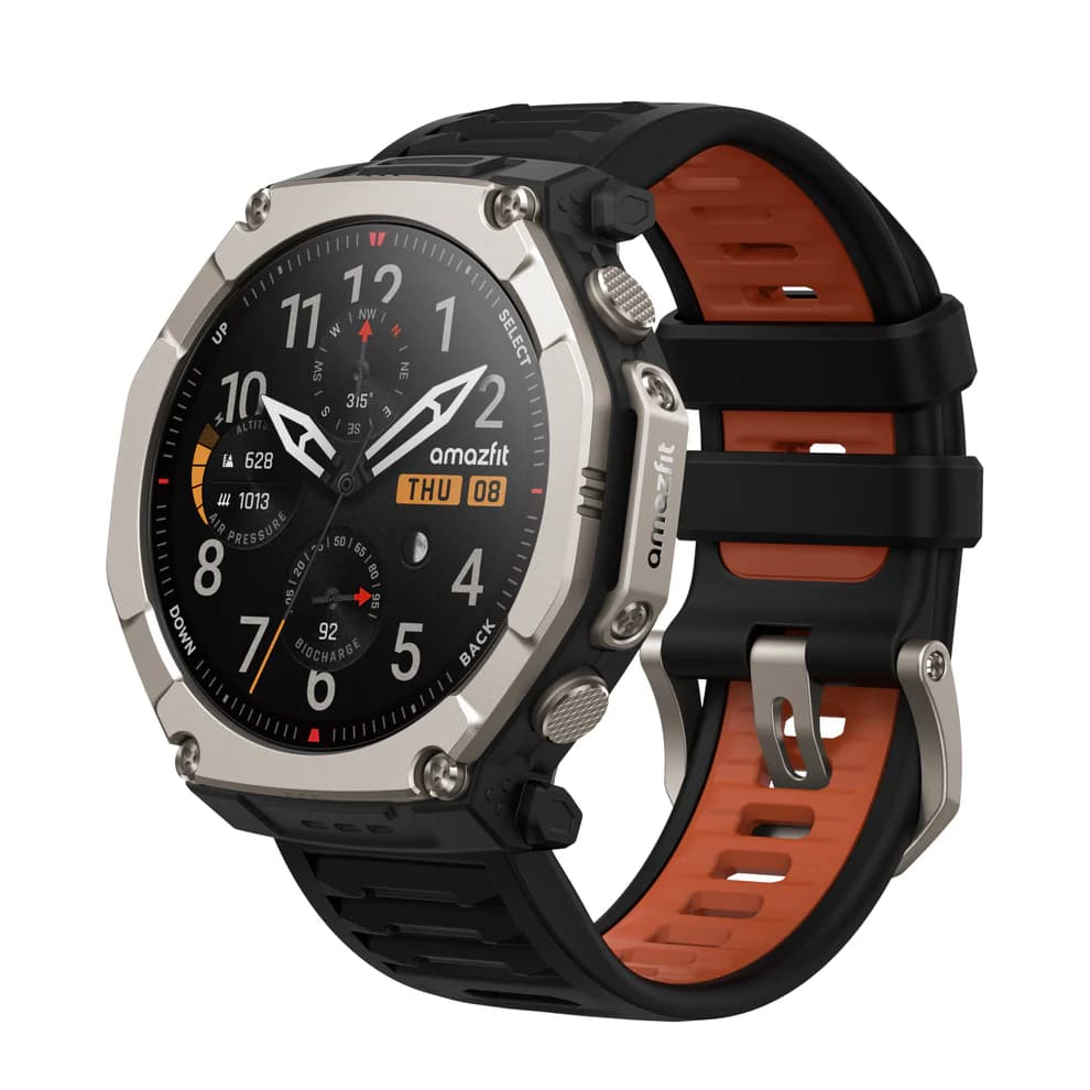 Amazfit T-Rex Ultra 2 Rugged Smart Watch with GPS, AMOLED Display, Military Grade Outdoor Smartwatch, Bluetooth Calling, Advanced Health Monitoring & Fitness Tracker UAE