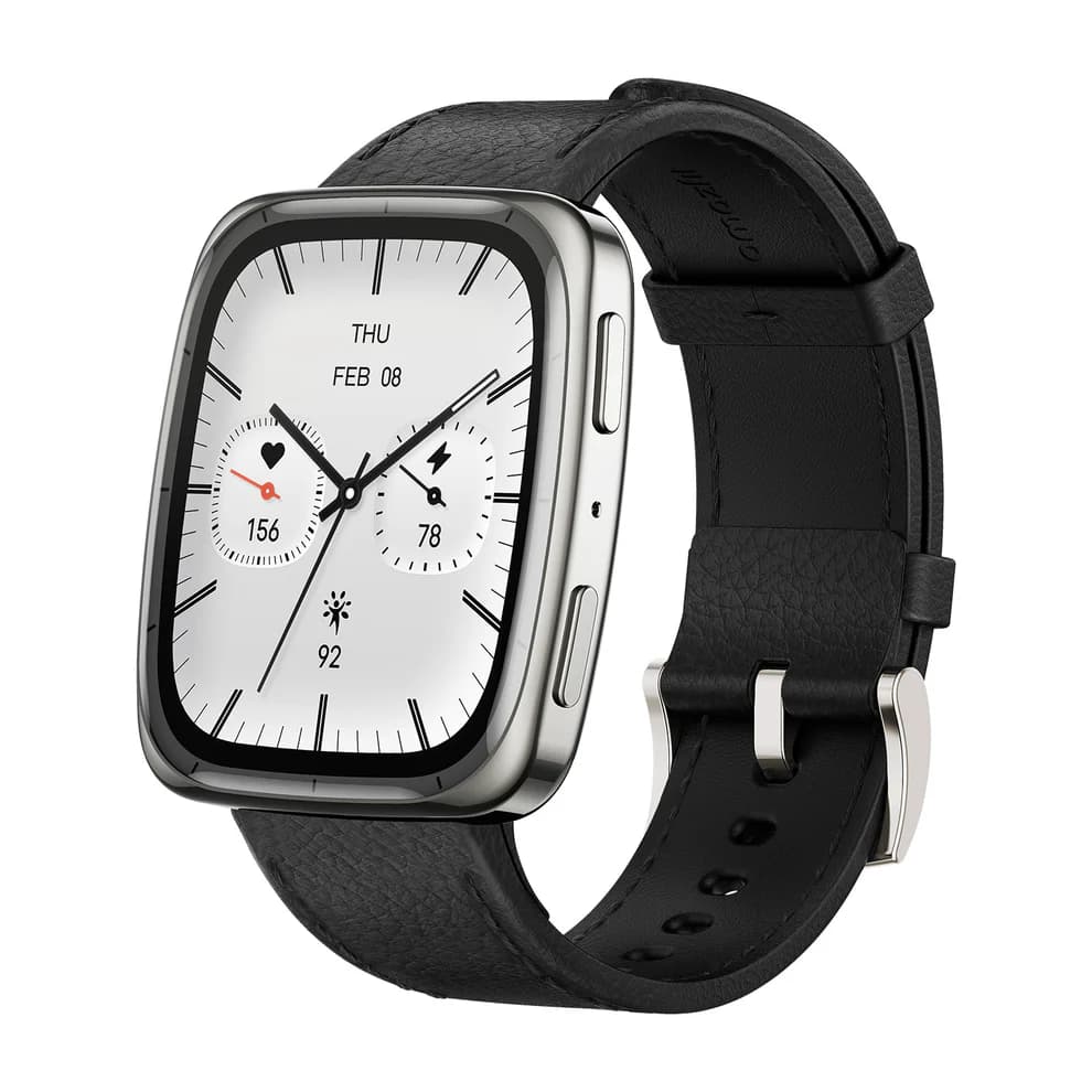 Amazfit Active 2 Square Smart Watch with AMOLED Display, GPS, Bluetooth Calling, AI Fitness Coach, Advanced Health Monitoring, Sports Tracking & Smart Features UAE