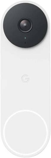 Google Nest Doorbell Wired Snow GA02767-US, Smart Video Doorbell Camera with HD Video, HDR, Night Vision, Two-Way Audio, Smart Alerts & Google Home Integration UAE